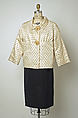 Ensemble, House of Balenciaga (French, founded 1937), silk, wool, French