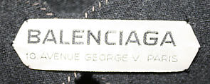 Dress, House of Balenciaga (French, founded 1937), wool, French
