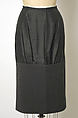 Dress, House of Balenciaga (French, founded 1937), wool, French