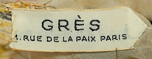 Evening dress, Madame Grès (Germaine Émilie Krebs) (French, Paris 1903–1993 Var region), silk, French