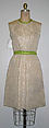 Cocktail ensemble, House of Chanel (French, founded 1910), silk, metallic, French