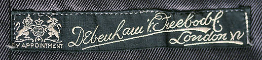 Uniform, Debenham &amp; Freebody (London), wool, British