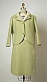 Suit, House of Balenciaga (French, founded 1937), (a, b) wool; (c) linen, French