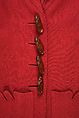 Evening jacket, Schiaparelli (French, founded 1927), rayon, plastic (cellulose nitrate, phenolic resin), French