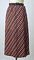 Suit, Schiaparelli (French, founded 1927), rayon, plastic (cellulose acetate, cellulose nitrate), French