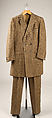 Suit, (a, b) Pierre Cardin (French (born Italy), San Biagio di Callalta 1922–2020 Neuilly), wool, silk, French