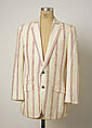 Jacket, Saks Fifth Avenue (American, founded 1924), linen, American