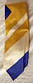 Suit, (a, b) Brioni (Italian, founded 1945), (a, b) wool; (c) silk, Italian