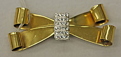 Pin, metal, stones, rhinestones, German