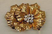 Pin, Schiaparelli  French, metal, stones, French