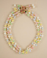 Necklace, House of Chanel  French, crystal, French