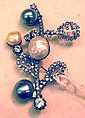 Pin, House of Jacques Fath  French, stone, pearls, metal, French