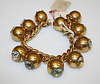 Bracelet, House of Balmain French, metal, French