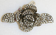 Pin, House of Dior  French, metal, rhinestones, French