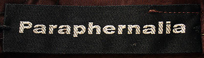 Skirt, Paraphernalia (American, 1965–late 1970s), leather, brass, American