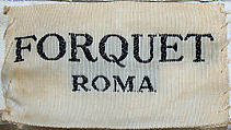 Jumpsuit, Federico Forquet, silk, metallic thread, crystal, Italian