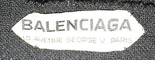 Ensemble, House of Balenciaga (French, founded 1937), wool, French