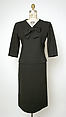 Ensemble, House of Balenciaga (French, founded 1937), wool, French