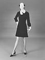 Afternoon dress, Yves Saint Laurent  French, silk, French