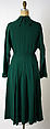Dress, Valentina Gowns (American, 1928–1957), wool, American