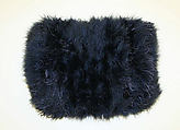 Accessory set, ostrich feathers, American or European