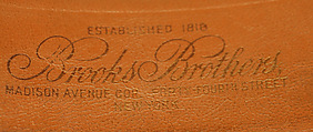 Boater, Brooks Brothers (American, founded 1818), straw, American