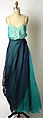 Evening dress, Mad Carpentier (French, 1939–1957), silk, French