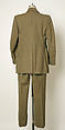 Suit, wool, American or European