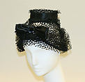 Evening hat, John-Frederics, Inc. (American, 1929–1948), [no medium available], American
