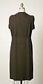 Dress, House of Balenciaga (French, founded 1937), wool, French