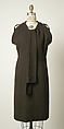 Dress, House of Balenciaga (French, founded 1937), wool, French
