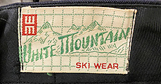 Ski ensemble, wool, American or European