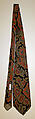 Necktie, House of Dior  French, silk, French