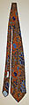 Necktie, House of Dior  French, silk, French