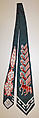 Necktie, Calvin Curtis, silk, American
