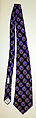 Necktie, Calvin Curtis, silk, American