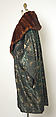 Evening coat, Driscoll (American, founded ca. 1864), silk, metallic thread, fur, American