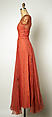 Evening dress, Attributed to Gilbert Adrian (American, Naugatuck, Connecticut 1903–1959 Hollywood, California), silk, American
