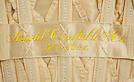 Wedding dress, Arnold Constable &amp; Company (American), silk, American