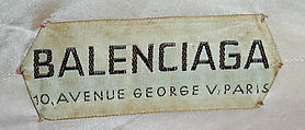 Evening dress, House of Balenciaga (French, founded 1937), silk, French