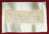 Evening coat, Valentina Gowns (American, 1928–1957), silk, American