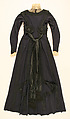Dress, wool, French