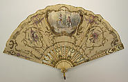 Fan, Tiffany & Co. (1837–present), silk, ivory, metal, American