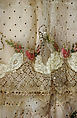 Evening dress, silk, cotton, French