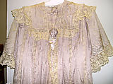 Negligée, silk, cotton, American or European