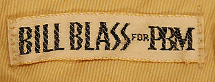 Trousers, Bill Blass (American, Fort Wayne, Indiana 1922–2002 New Preston, Connecticut), cotton, American