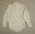 Shirt, Lord &amp; Taylor (American, founded 1826), cotton, American