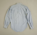 Shirt, Lord &amp; Taylor (American, founded 1826), cotton, American