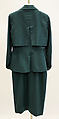 Suit, Irene (American), (a, b) wool; (c) linen, American