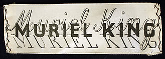 Dinner ensemble, Muriel King (American, 1900–1977), silk, American
